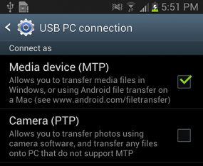 F602USBPCConnection Screen shot illustrating a USB PC connection.