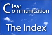 Clear Communication Index