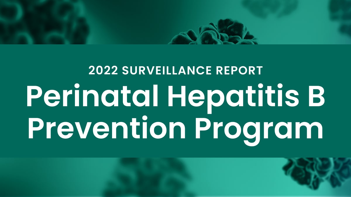 2022 Perinatal Hepatitis B Prevention Program