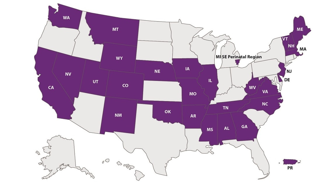 27 states, the southeast perinatal region of Michigan, and Puerto Rico have successfully implemented CDC LOCATeSM.