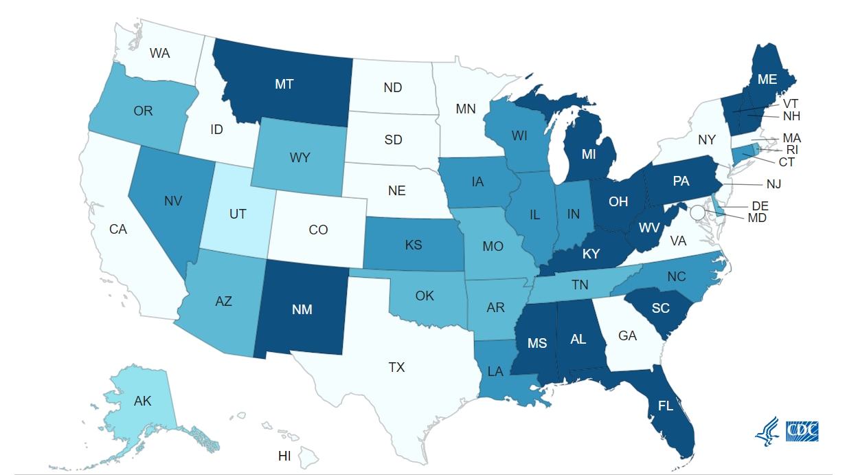 Natality and Mortality Trends in the U.S., 2000–2022