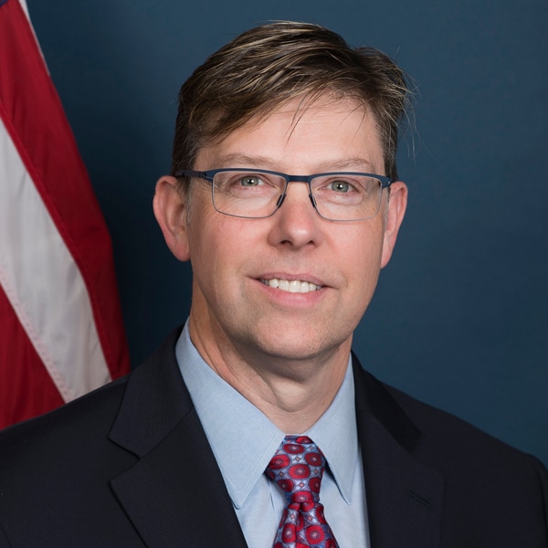 Official photo of Bryan C. Moyer, PhD, director of the National Center for Health Statistics