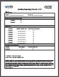 monthly reporting plan