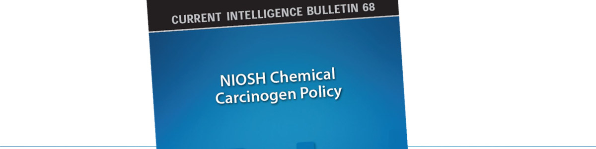 cover of carcinogen policy document
