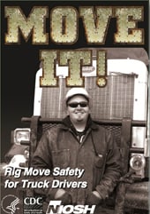 Cover of NIOSH training DVD Move IT! Rig Move Safety for Truckers