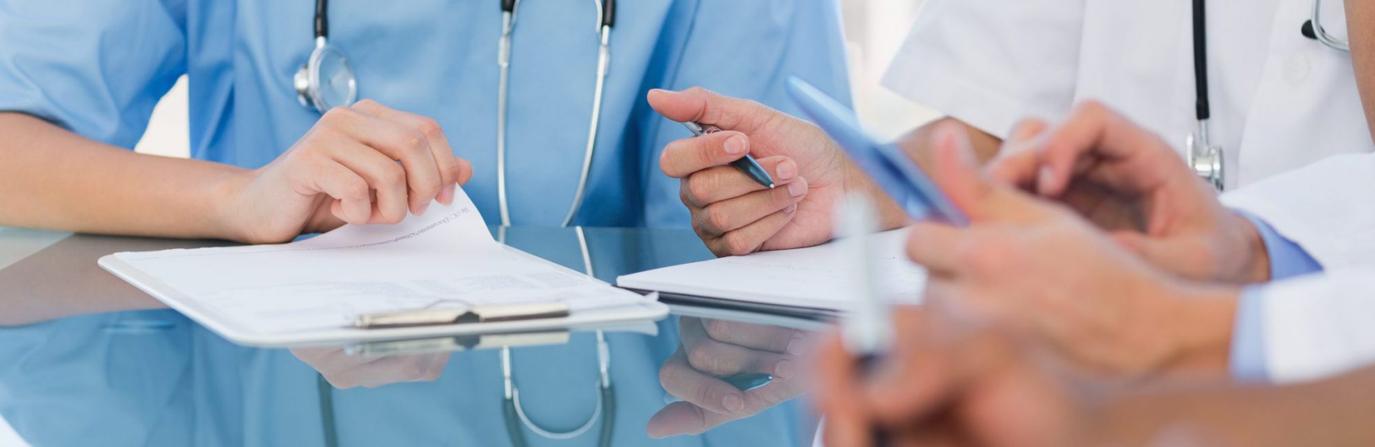 Doctors in a meeting at hospital