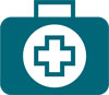 Medical box icon