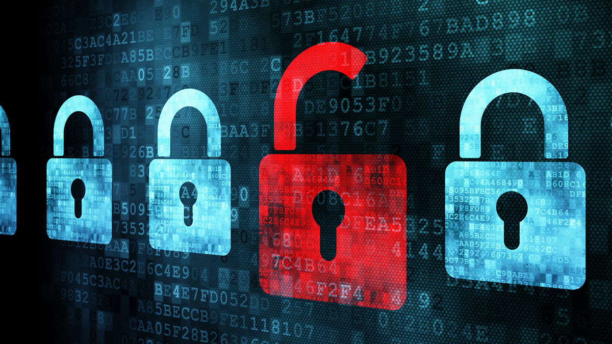 Images of 2 locked locks, and 1 open lock, symbolizing access to the Secure Access Management System.