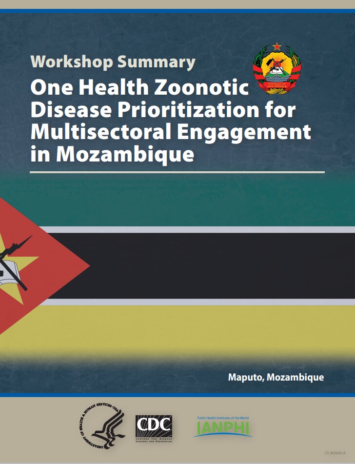 Small image of first page of Workshop Summary: One Health Zoonotic Disease Prioritization for Multisectoral Engagement in Mozambique.