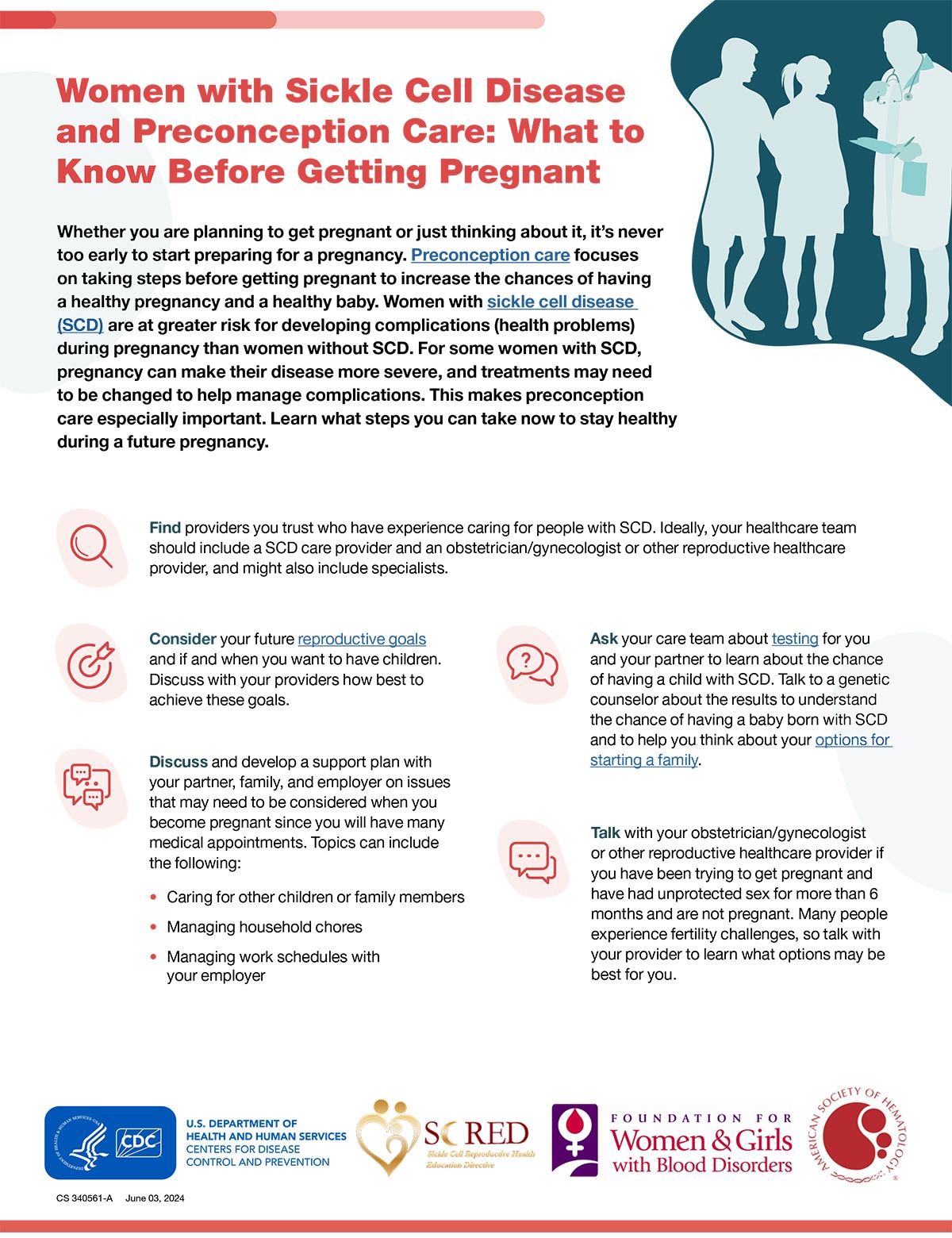 Women with Sickle Cell Disease and Preconception Care