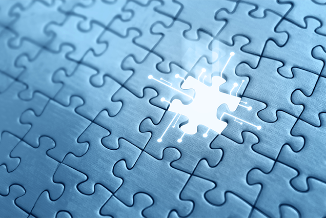puzzle with missing piece showing connectivity lines puzzle with missing piece showing connectivity lines