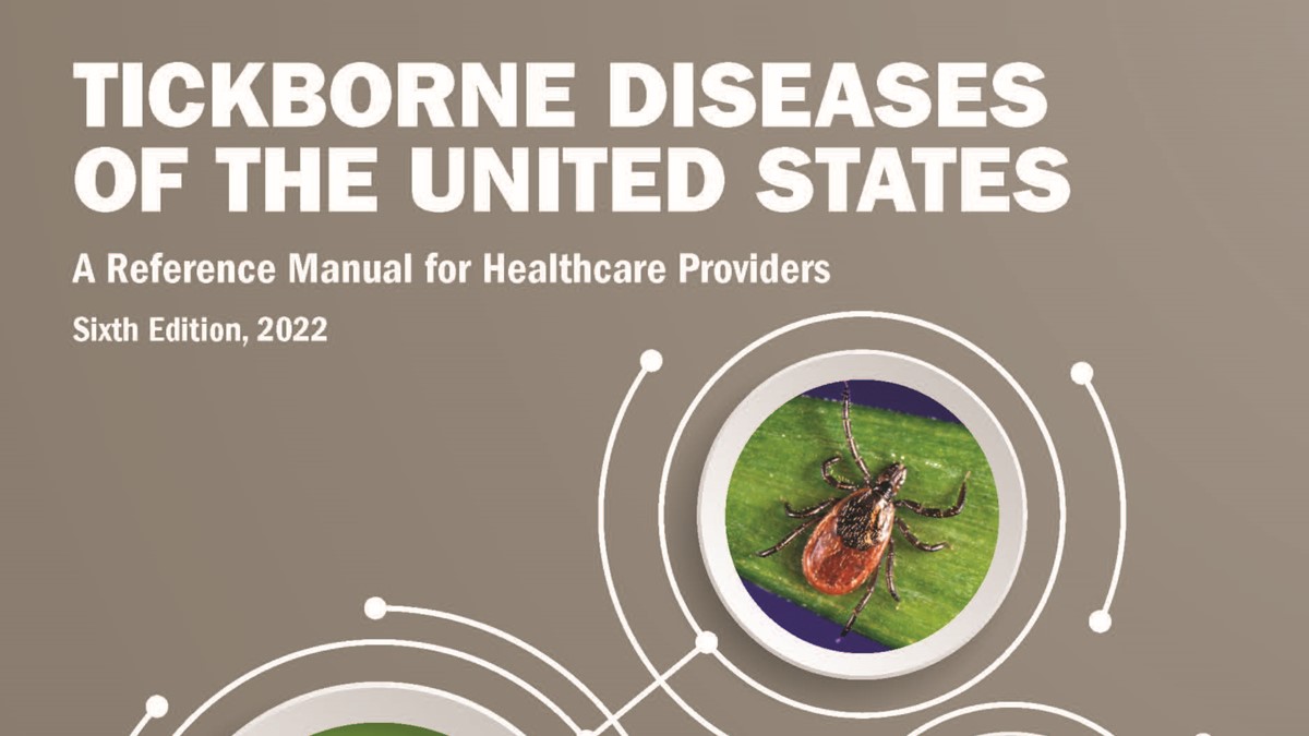 Tickborne Diseases of the United States reference manual cover.