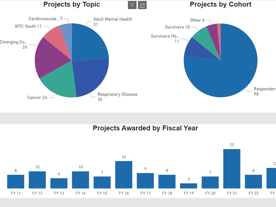 WTC Funding Dashboard thumbnail